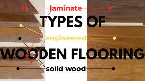types of wooden flooring laminated