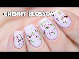 cherry blossom nail art picture