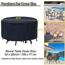 Round Patio Furniture Covers 72inch Bar