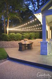 Quick Tips For Hanging Outdoor String Lights