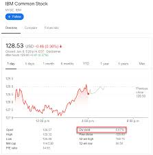 who pays more dividends apple or ibm