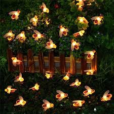 20 led honey bee fairy string lights