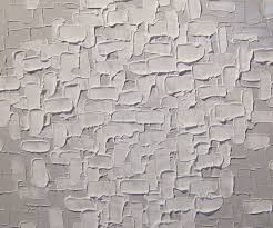 Large White Painting Abstract Textured