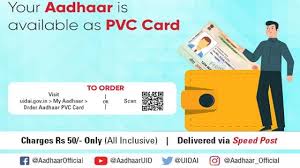 It has become one of the most crucial documents in the nation. Reprint Aadhaar Pvc Card Online For Rs 50 Check Details Here