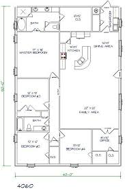 40 X 60 Floor Plan Metal House Plans