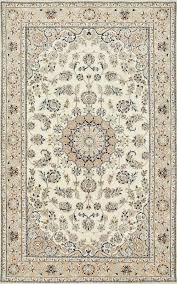 ivory wool hand knotted oriental rug