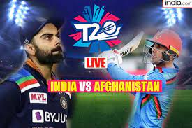 India vs Afghanistan T20 World Cup 2021 ...