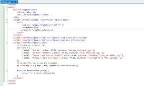an introduction of jquery template
