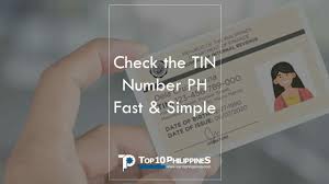 tin number philippines