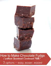 how to make chocolate fudge without