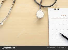 Medical Appointment Book Calendar Stethoscope Calendar