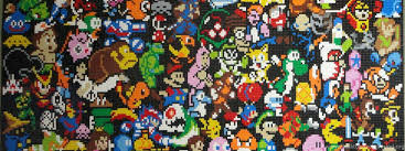 Hd images collection of retro game. Retro Gaming Wallpaper Pattern Toy Art Textile Puzzle Collection Jigsaw Puzzle Visual Arts Fictional Character Games 1156600 Wallpaperkiss