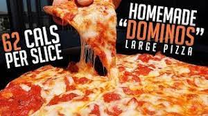 low cal dominos large cheese pizza