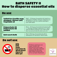 Bath Safety Ii Dispersing Essential Oils Tisserand Institute