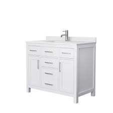 Check spelling or type a new query. Wyndham Collection Beckett 42 Inch White Single Vanity White Cultured Marble Top The Home Depot Canada