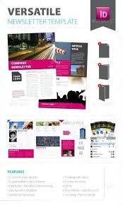 Video Mobile Friendly Newsletter Templates One Page Format Two