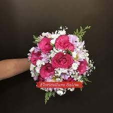 Se quer levar um buquê especial, escolha flores com um significado para o dia do seu casamento. Buque De Noiva 8 Rosas E Flores Do Campo Floricultura Salem