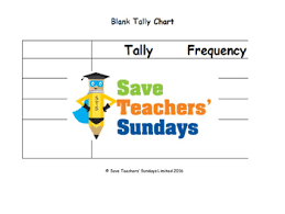 Tally Charts Lesson Plans Worksheets And More