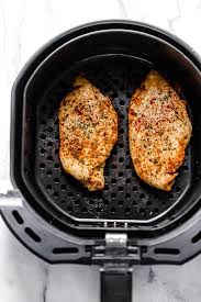 The exact chicken breast nutrition facts vary depending on the size, but the chicken breast calories yes! Perfect Air Fryer Chicken Breast No Breading Skinnytaste