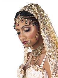 indian bride makeup fotos de stock