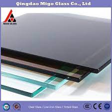 rectangle glass table top custom clear