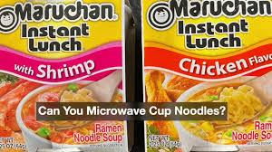 can you cook noodles in a microwave