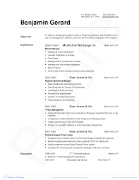 Bank Manager Resume Templates At Allbusinesstemplates