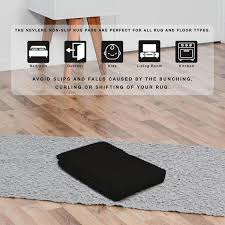 non slip rug pad in black mh 8x10 blkrp