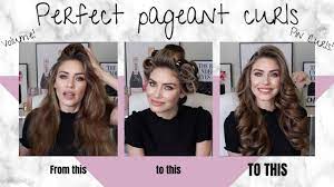 how to get perfect pageant curls and