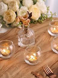 1pc Glass Votive Candle Holders And 10