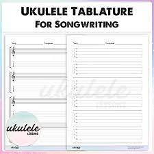 ukulele tab blank ukulele tablature