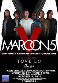 maroon 5 tove lo v world tour 2016