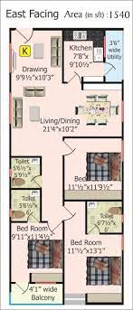 Floor Plans For 20 X 60 House Plan