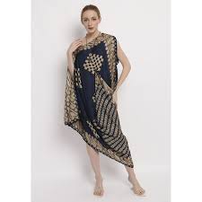 Terbuat dari kain batik kombinasi dengan. Batik Etniq Craft Dres Batik Wanita Anushka Dress Batik Asimetris Brown Istyle