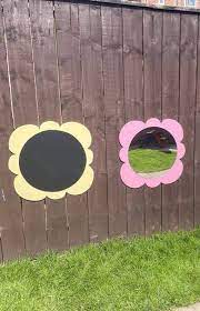 Large Flower Chalkboard For Garden Toys
