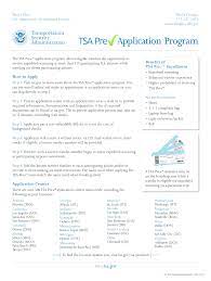 tsa precheck application fill out