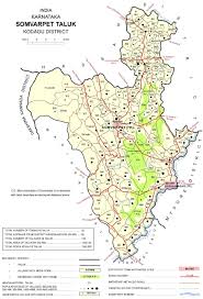 Your road map starts at karnataka india. Somwarpet Taluk Map Kodagu District Government Of Karnataka India