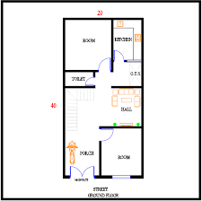 20x40 House Plan 800 Sqft Rv Home