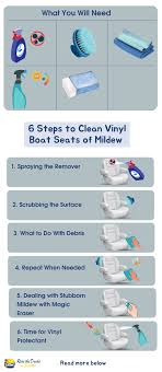 how to clean vinyl boat seats of mildew