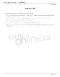 Write Online Reflective Writing Writing Guide How Do I Get Started