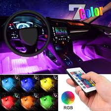 2020 36 Led Multi Color Car Interior Lights Under Dash Lighting Waterproof Kit With Wireless Remote Control Car Charger From Elena2012168 5 87 Dhgate Com