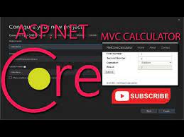 asp net core mvc make web calculator