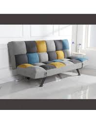milburn sofa bed yellow blue