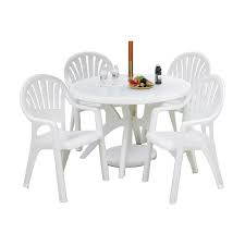 Plastic Resin Tables And Chairs Package