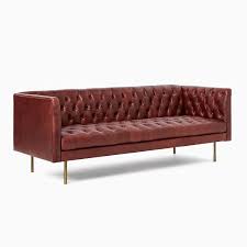 modern chesterfield leather sofa