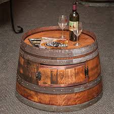 natural reclaimed half wine barrel