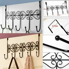 5 wall hooks clothes hanger kitchen