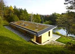 Green Roofed House Is A Tranquil