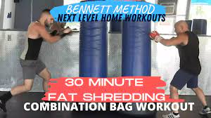 3 fat burning punching bag workouts for