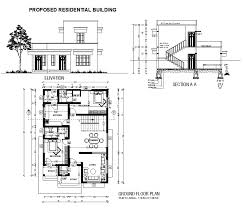 Housing Building Structure Detail Plan